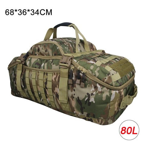 40L 60L 80L Men Army Sport Gym Bag