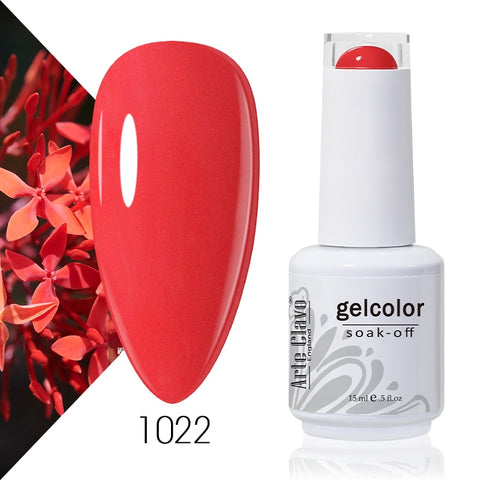 15ml Rose Red Color Series Gel Nail Polish