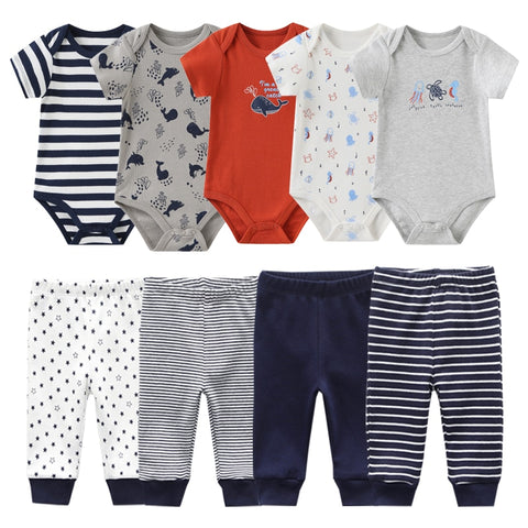 6/9/10PCS Baby Girl Clothes