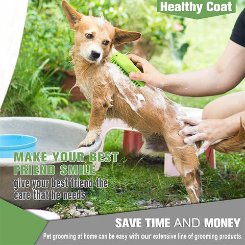 Professional Dog Shampoo Grooming Brush