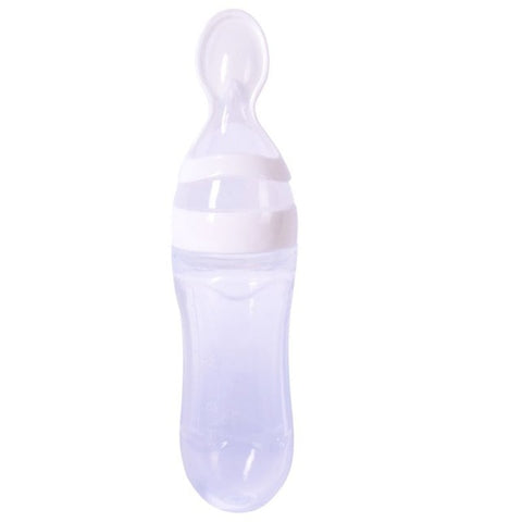 Baby Squeezing Feeding Spoon