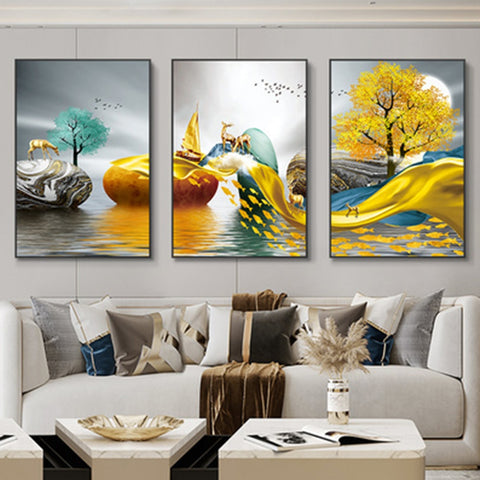 Abstract Landscape Wall Art Canvas Paintings