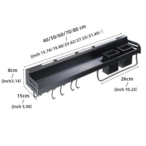 Aluminum Multifunctional Kitchen Storage Rack