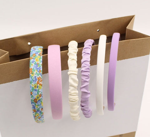 3/6/8PCS Set Fashion Women Cloth Hair Bands