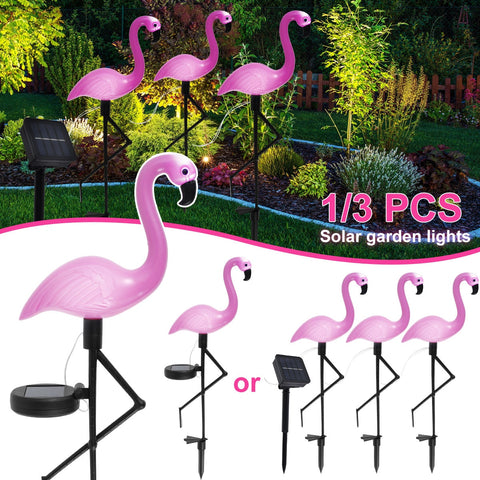 Solar Flamingo Lawn Light Garden Light Outdoor Waterproof