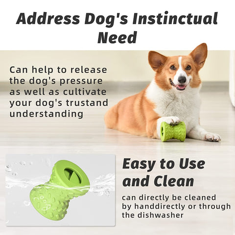 Dog Natural Rubber Food Dispensing Toy