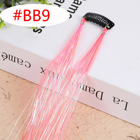 Rainbow Shiny Sparkle Hair Tinsel Kit