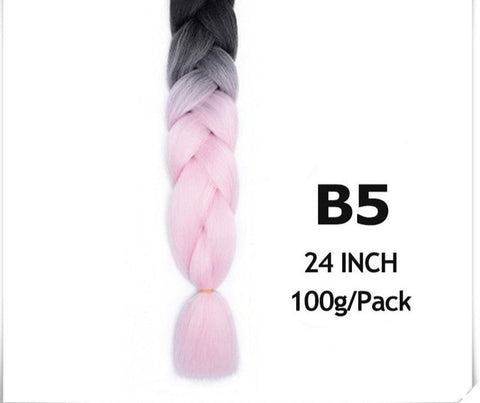 24 Inch Jumbo Braid Ombre Jumbo Hair Extension