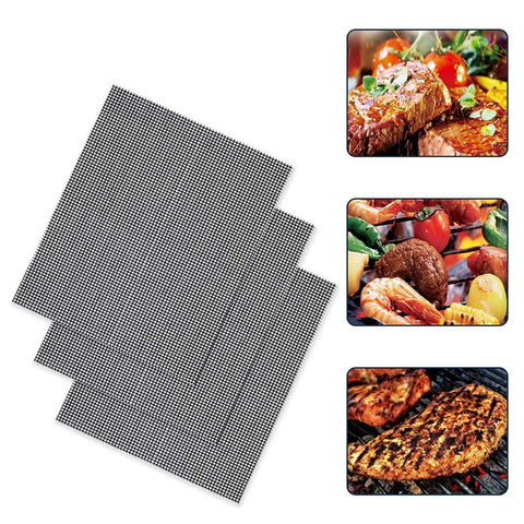 New Non-Stick High Temperature Resistant BBQ Grid Pad