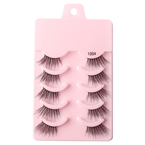 3/5 Pairs Faux Mink Lashes Reusable False Eyelashes