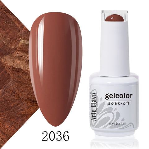 15ml Rose Red Color Series Gel Nail Polish