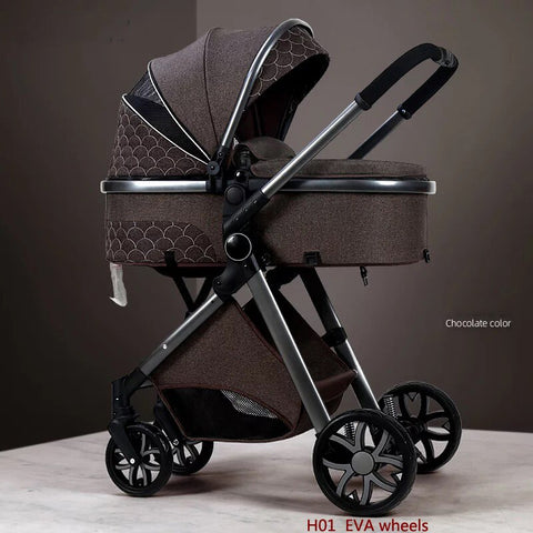 2023 New Baby 3 in 1 High Landscape Stroller