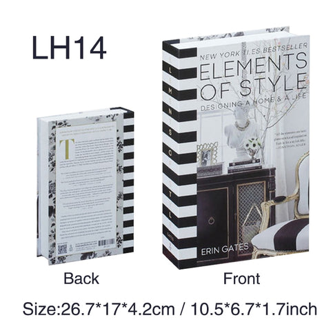 New Luxury Fake Books Decoration