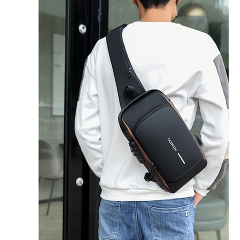 Men Sling Cross Body Shoulder Chest Bag