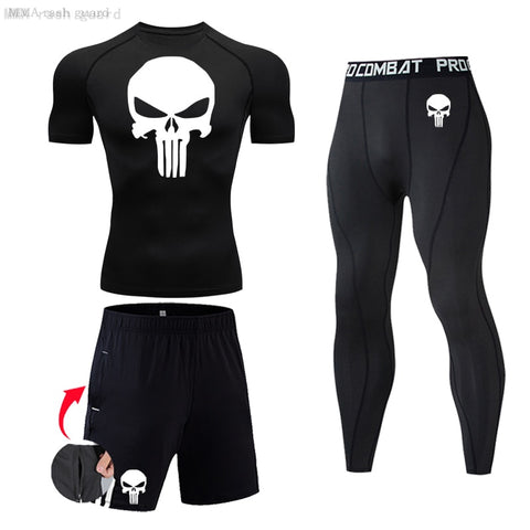 Men Running Fitness Sports Suits