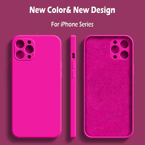 Original Liquid Silicone Square Phone Case
