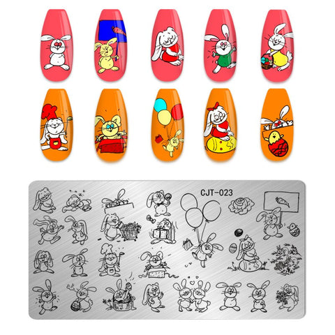 New Nails Art Stencil Stamp Tools