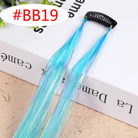 Rainbow Shiny Sparkle Hair Tinsel Kit