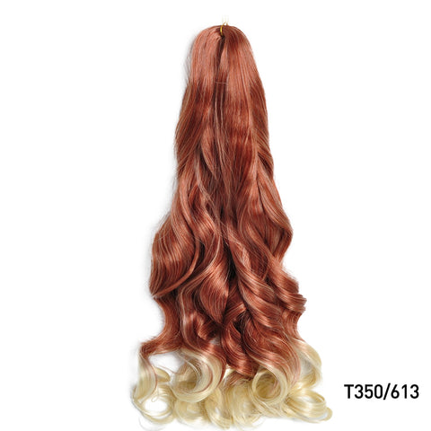 New French Curls Braiding Hair