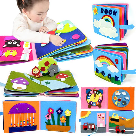 3D Toddlers Story Cloth Book Sensory toys