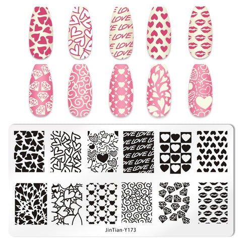 New Nails Art Stencil Stamp Tools