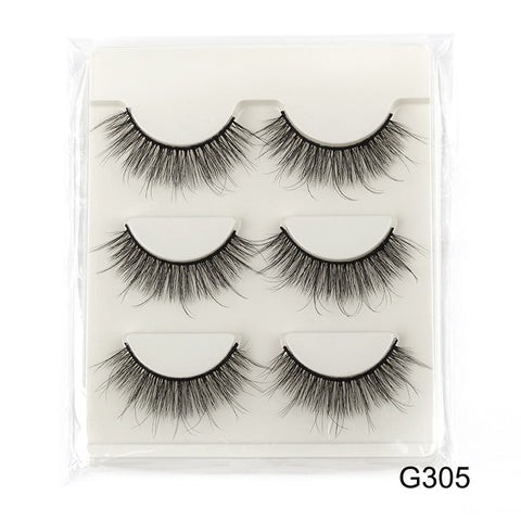 YSDO 3/5/10 Pairs Natural Half Eyelash