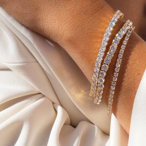 Women Fashion Small Cubic Zircon Crystal Bracelets