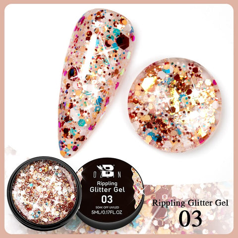 New Chameleon Flake Gel Nail Polish