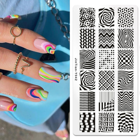 New Nails Art Stencil Stamp Tools