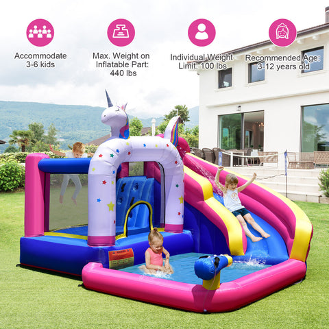 Kids Bounce Castle w/ 480W Air Blower