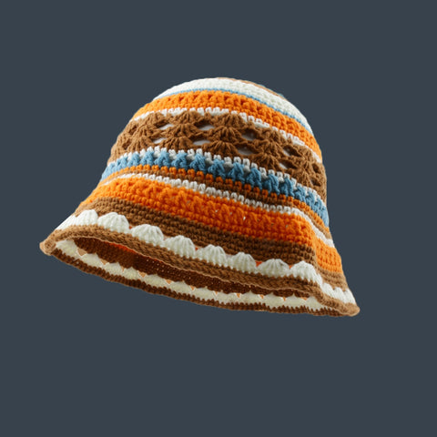 2023 Flower Crochet Bucket Hat