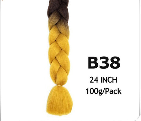 24 Inch Jumbo Braid Ombre Jumbo Hair Extension