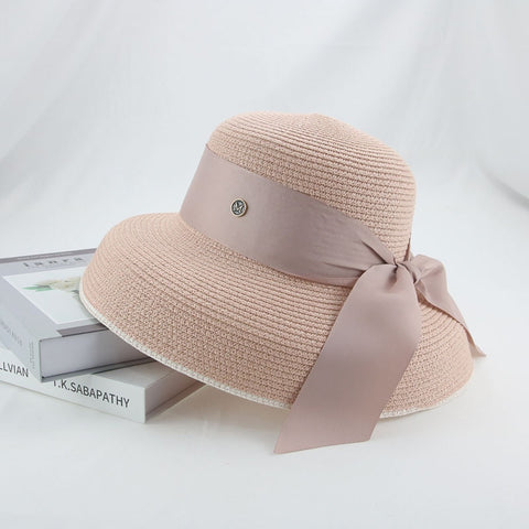 Women Beach Hepburn style Bucket Hat