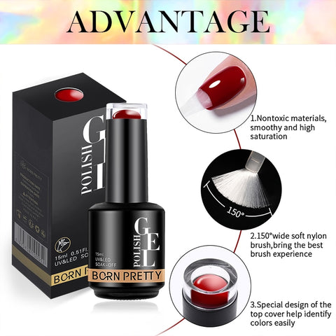 114 Colors Gel Nail Polish