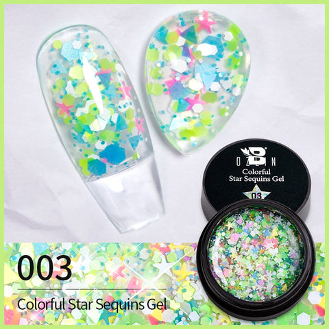 New Chameleon Flake Gel Nail Polish