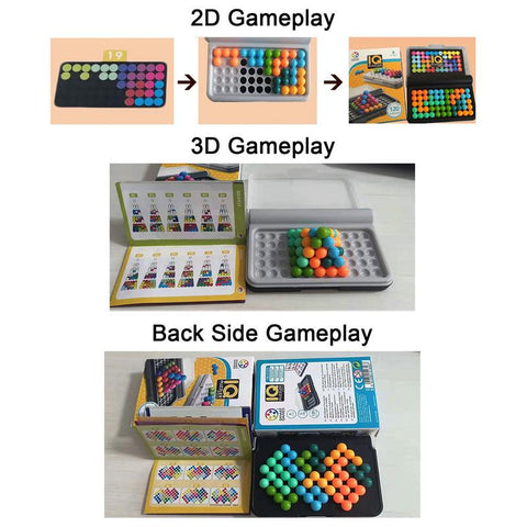 3D Bead Puzzle Logical Thinking Building Blocks Toys