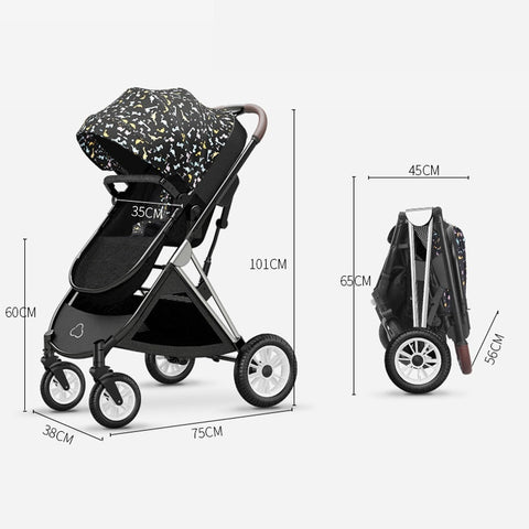 Baby 3 In1  Cariage Travel Stroller