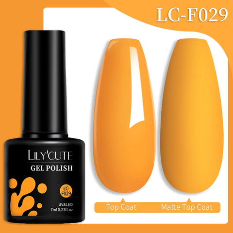 New Jelly Orange Gel Nail Polish
