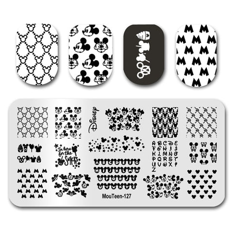 New Nail Plates Stamp King Manicure Set