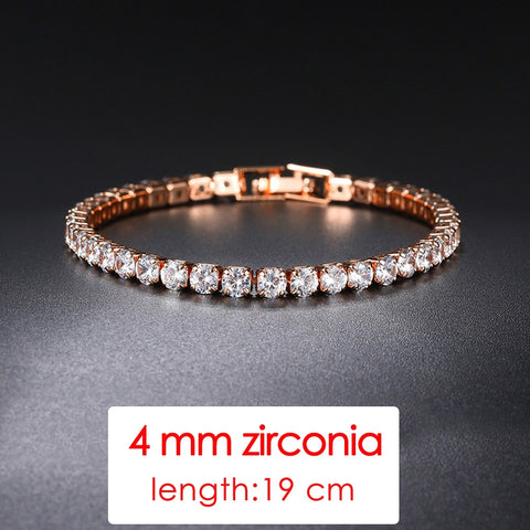 Women Fashion Small Cubic Zircon Crystal Bracelets