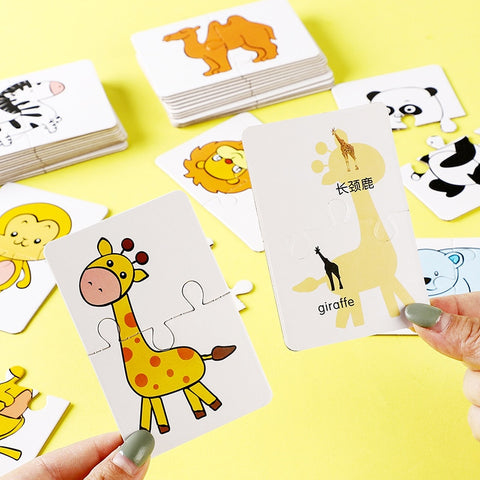 32Pcs Montessori Toddler Card Matching Game