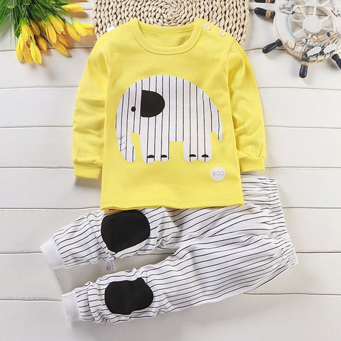Kids Long Sleeved Pajamas Sets