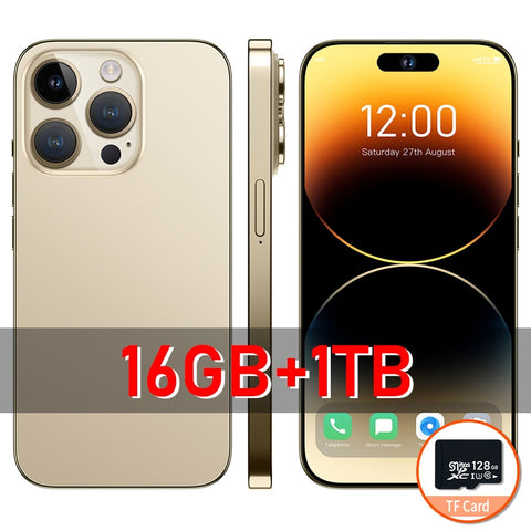 i14 Pro Max 5G Cellphones Full Screen 4G Smartphones