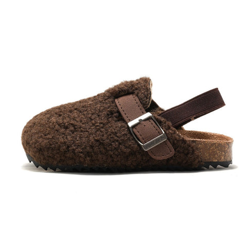 Baby  Warm Fuzzy Slipper Plush Sandals