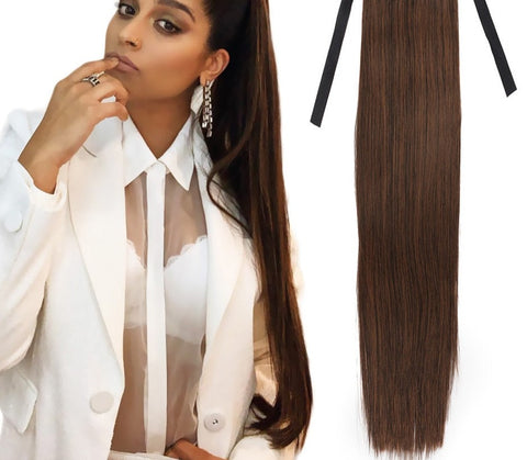 32Inch Water Wave Afro Pony Tail Women Hairpiece