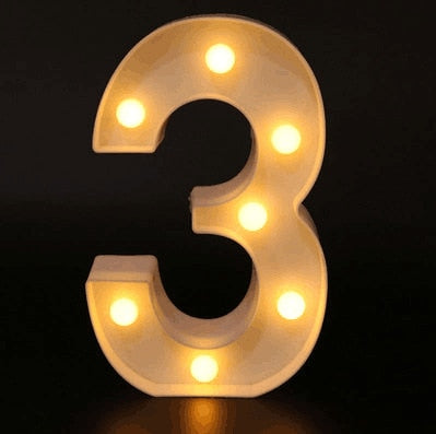New Alphabet Letter LED Lights