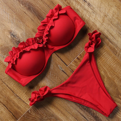 Women Bikini Brazilian Swimsuit Push-up Bra Bikini Set