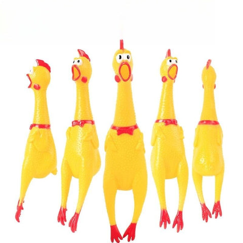 Dog Squeaky Chicken Chew Toy