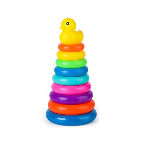 Rainbow Stacking Ring Tower