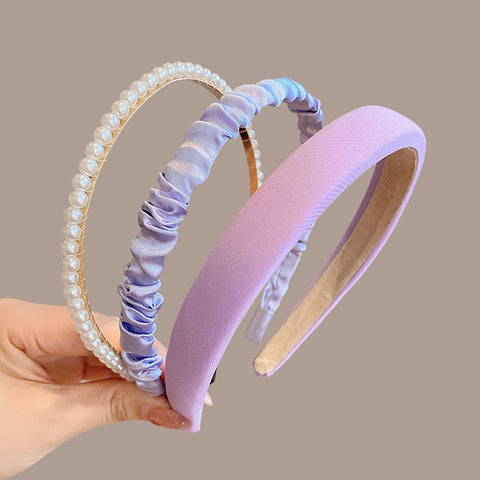 3/6/8PCS Set Fashion Women Cloth Hair Bands